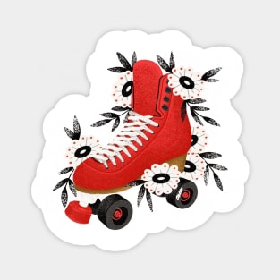 roller skates illustration Sticker